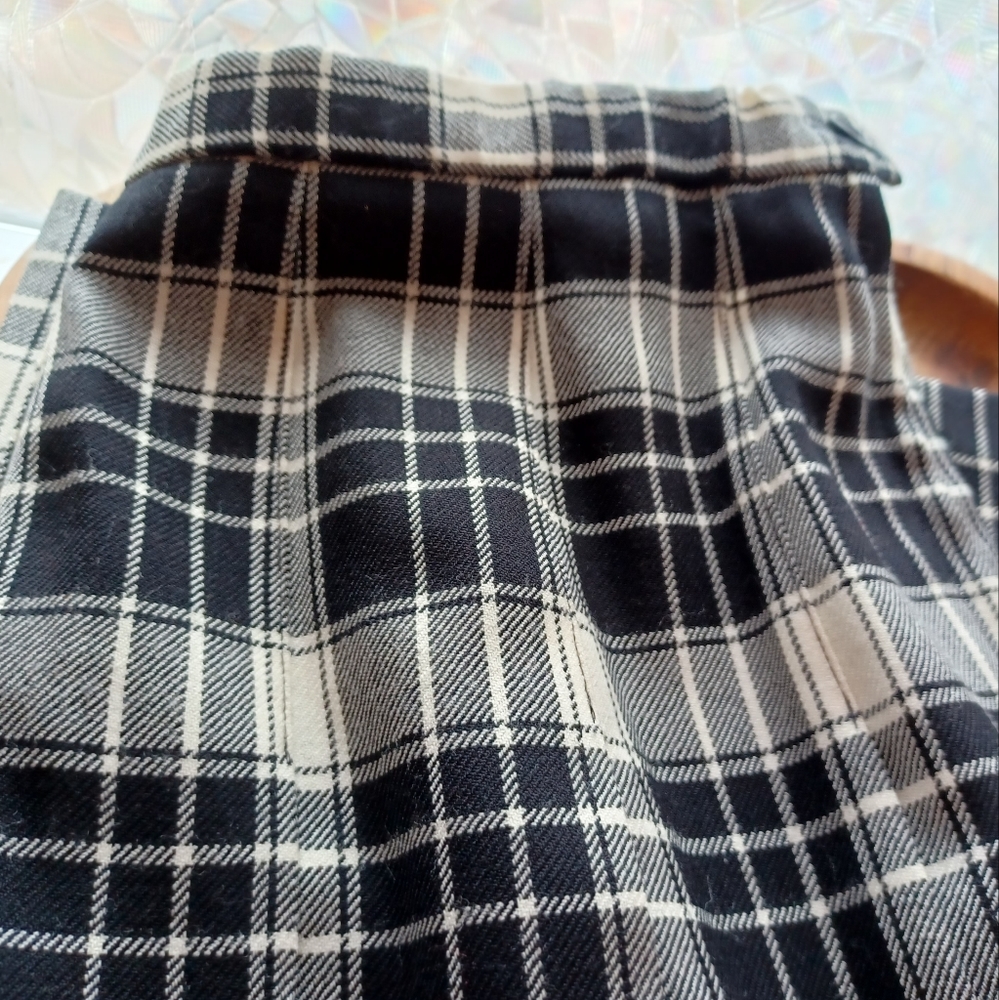 Pendelton Wool Plaid Pleared Maxi Skirt